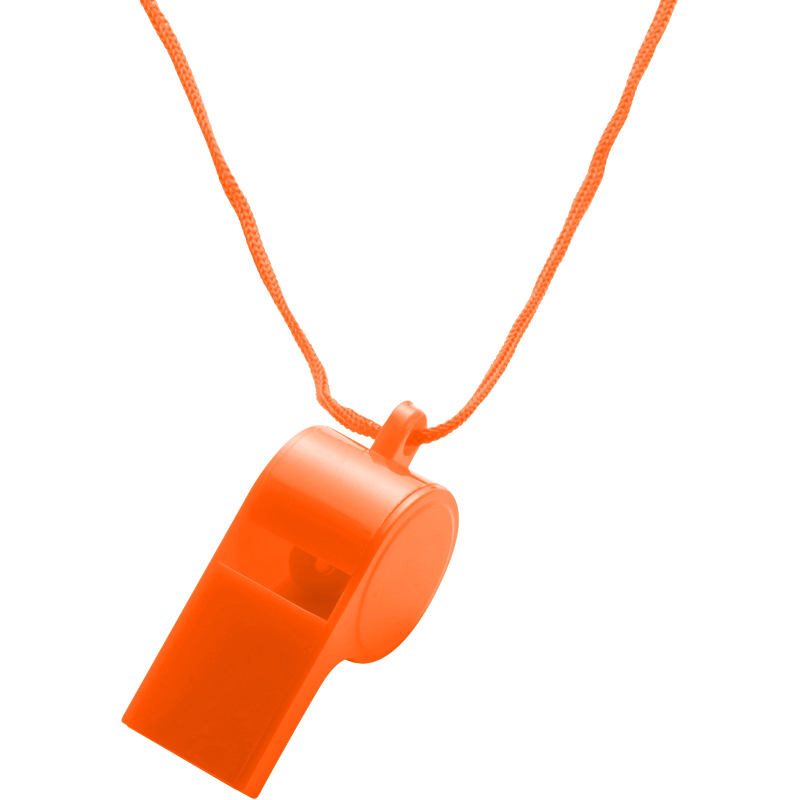 Plastic whistle 7060_007 (Orange)