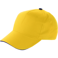 Cap with sandwich peak 9114_006 (Yellow)