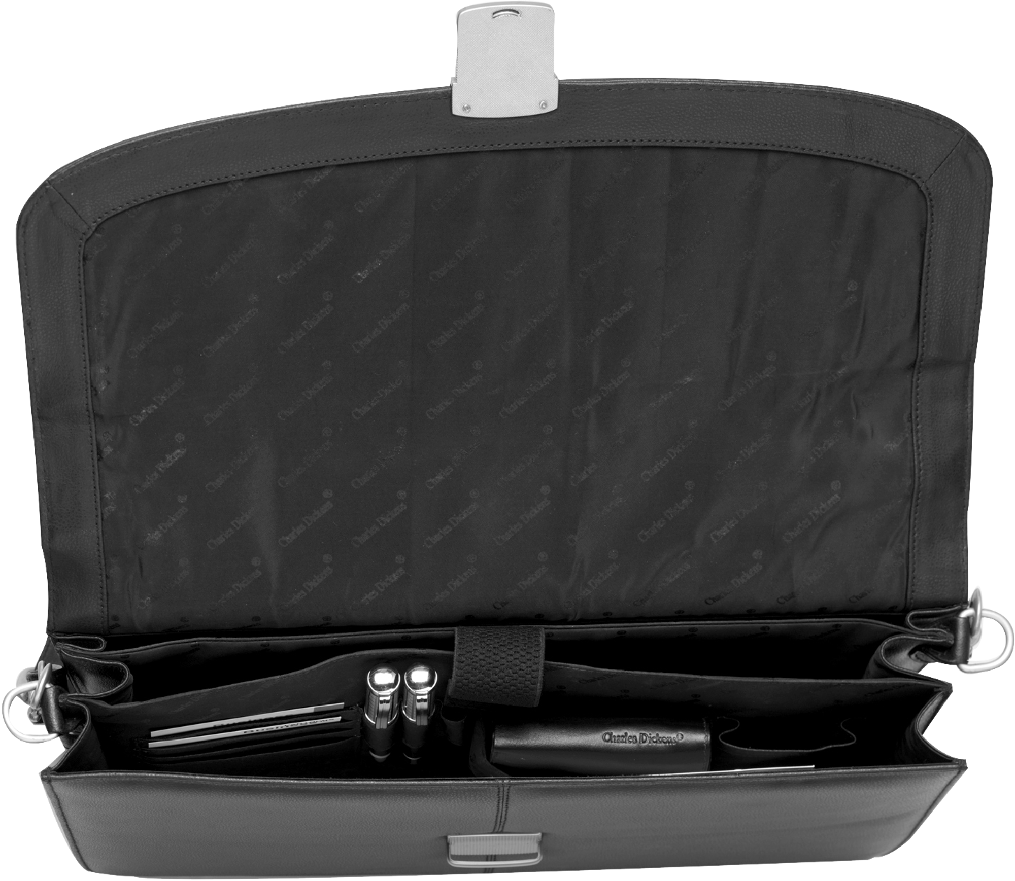Picture of Charles Dickens® leather briefcase