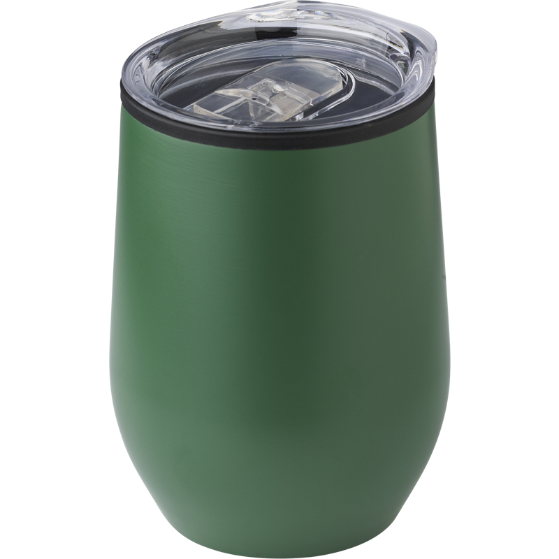 Stainless steel double wall mug (300ml) 970767_374 (Forest Green)