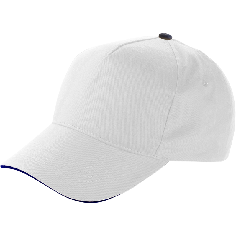 Cap with sandwich peak 9114_002 (White)