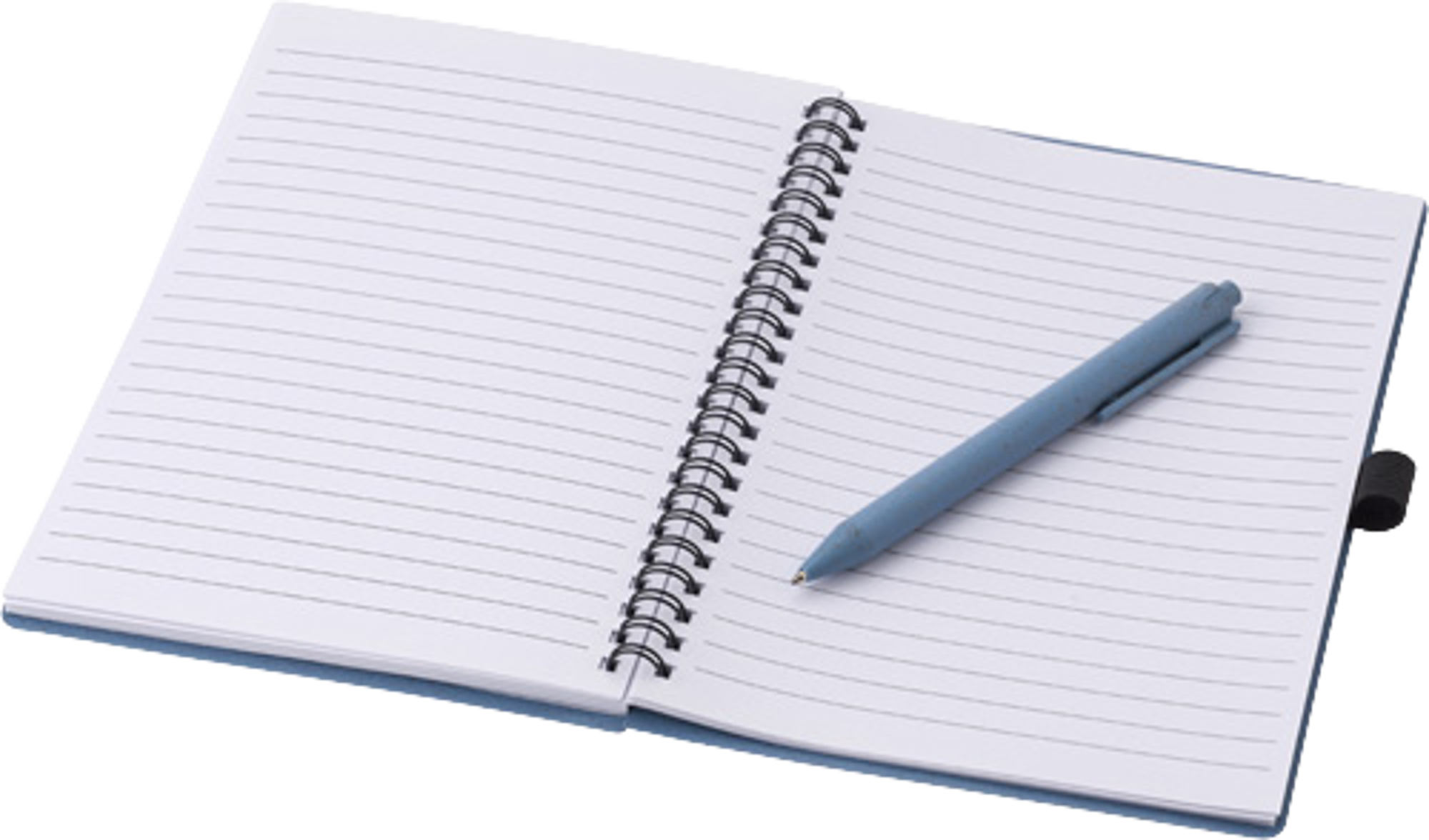 Picture of Wheat straw notebook with pen (approx. A5)