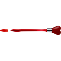 Ballpen with flashing heart 1153_008 (Red)