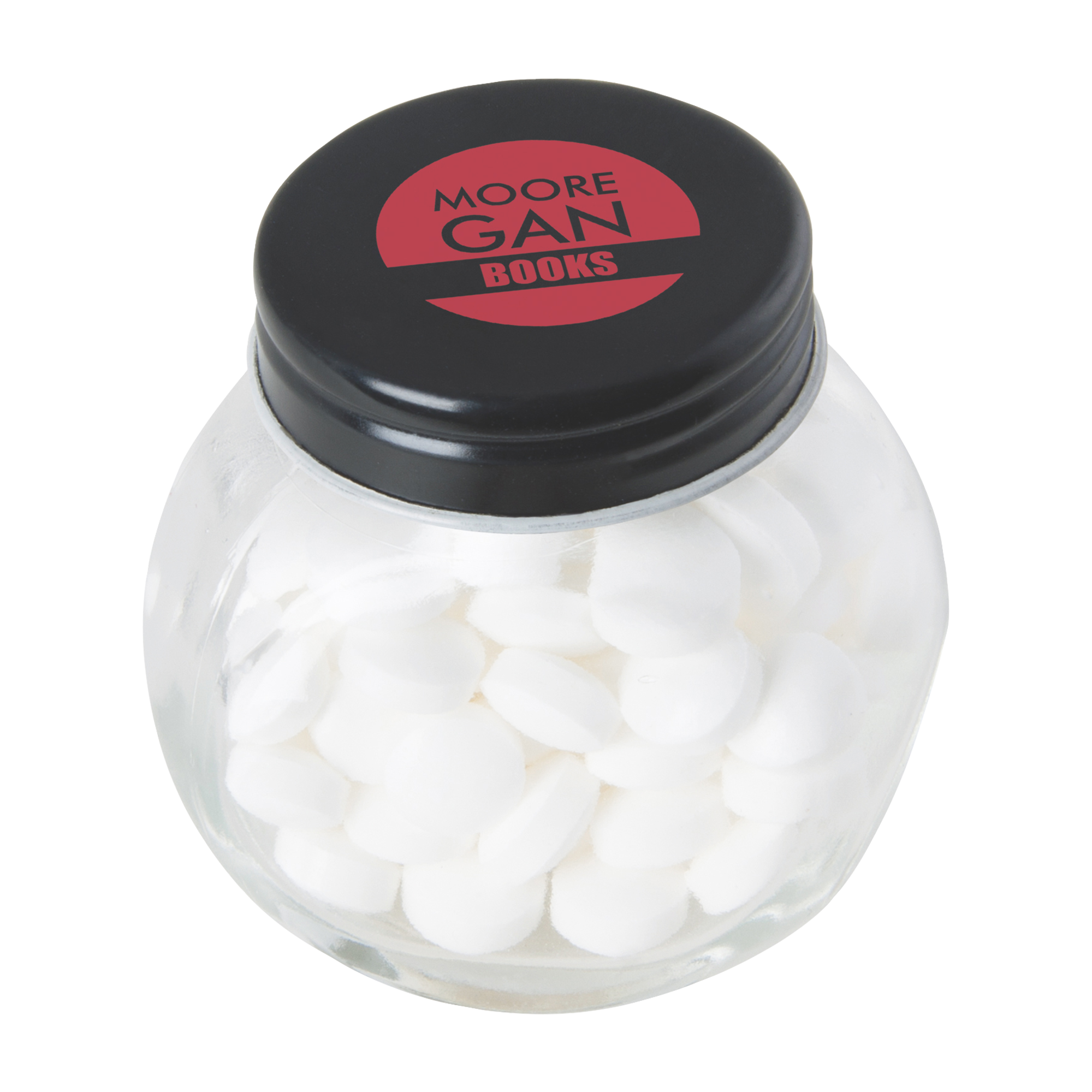 Picture of Small glass jar with dextrose mints