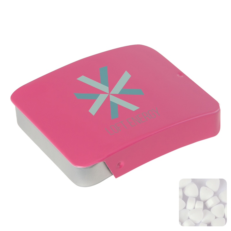 Sliding tin with sugar free mints CX0261_017 (Pink)