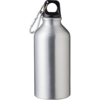 Recycled aluminium single walled bottle (400ml) 1015120_032 (Silver)