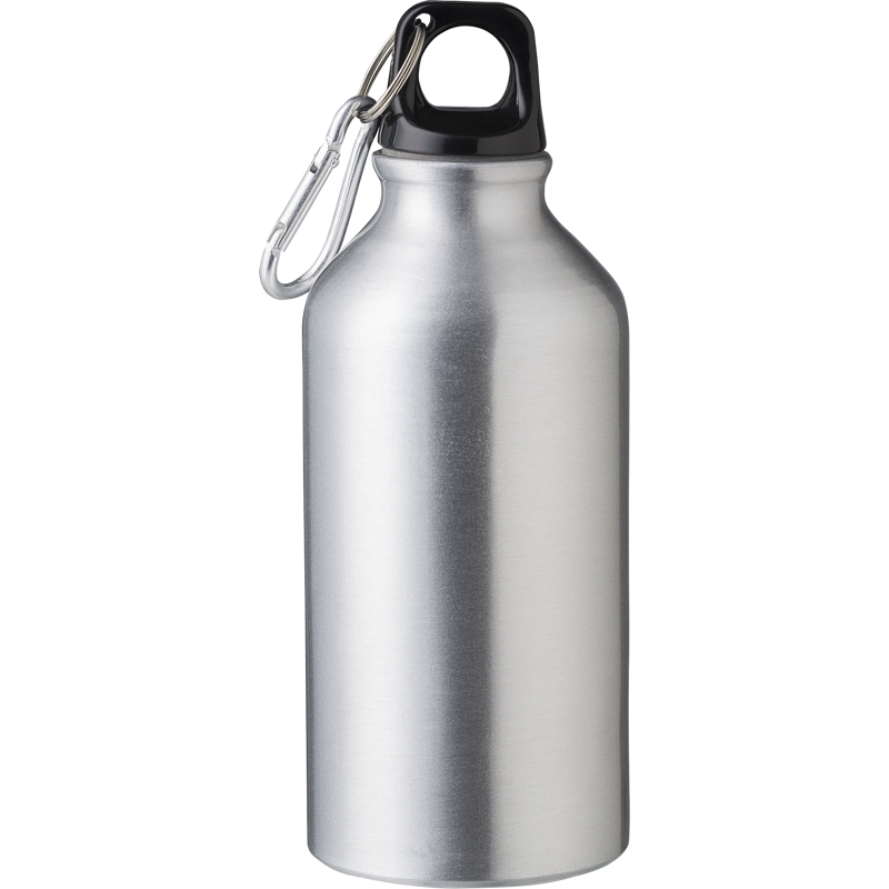 Recycled aluminium single walled bottle (400ml) 1015120_032 (Silver)