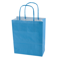 Paper bag (320 x 410 x 120mm) X201615_018 (Light blue)