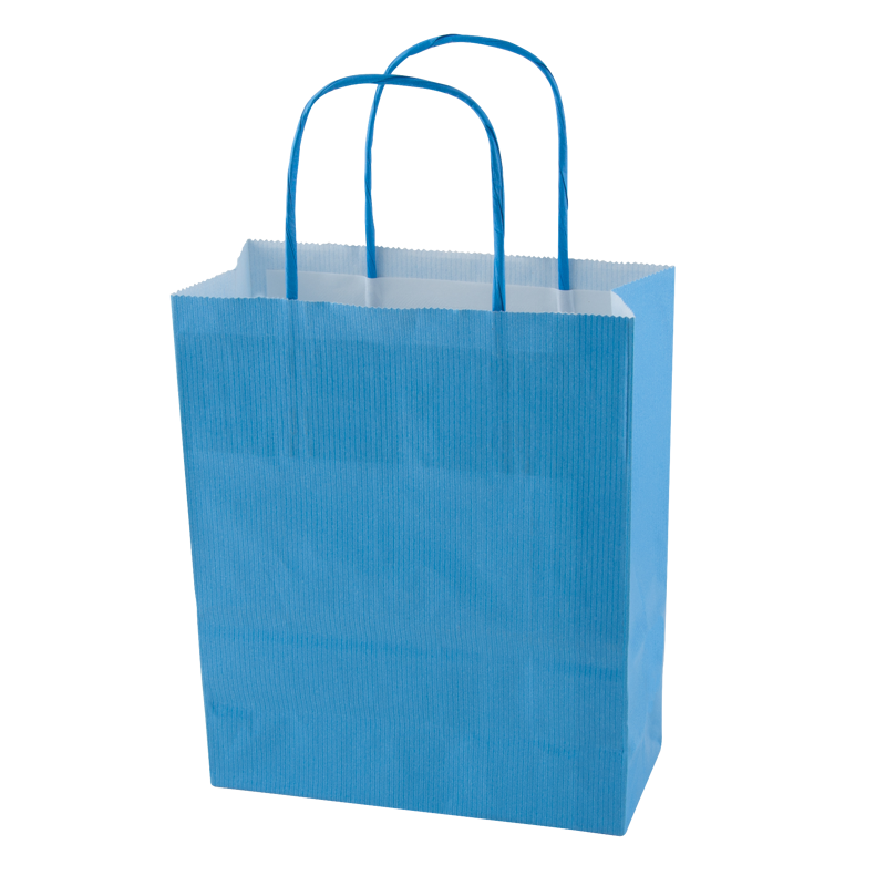 Paper bag (320 x 410 x 120mm) X201615_018 (Light blue)