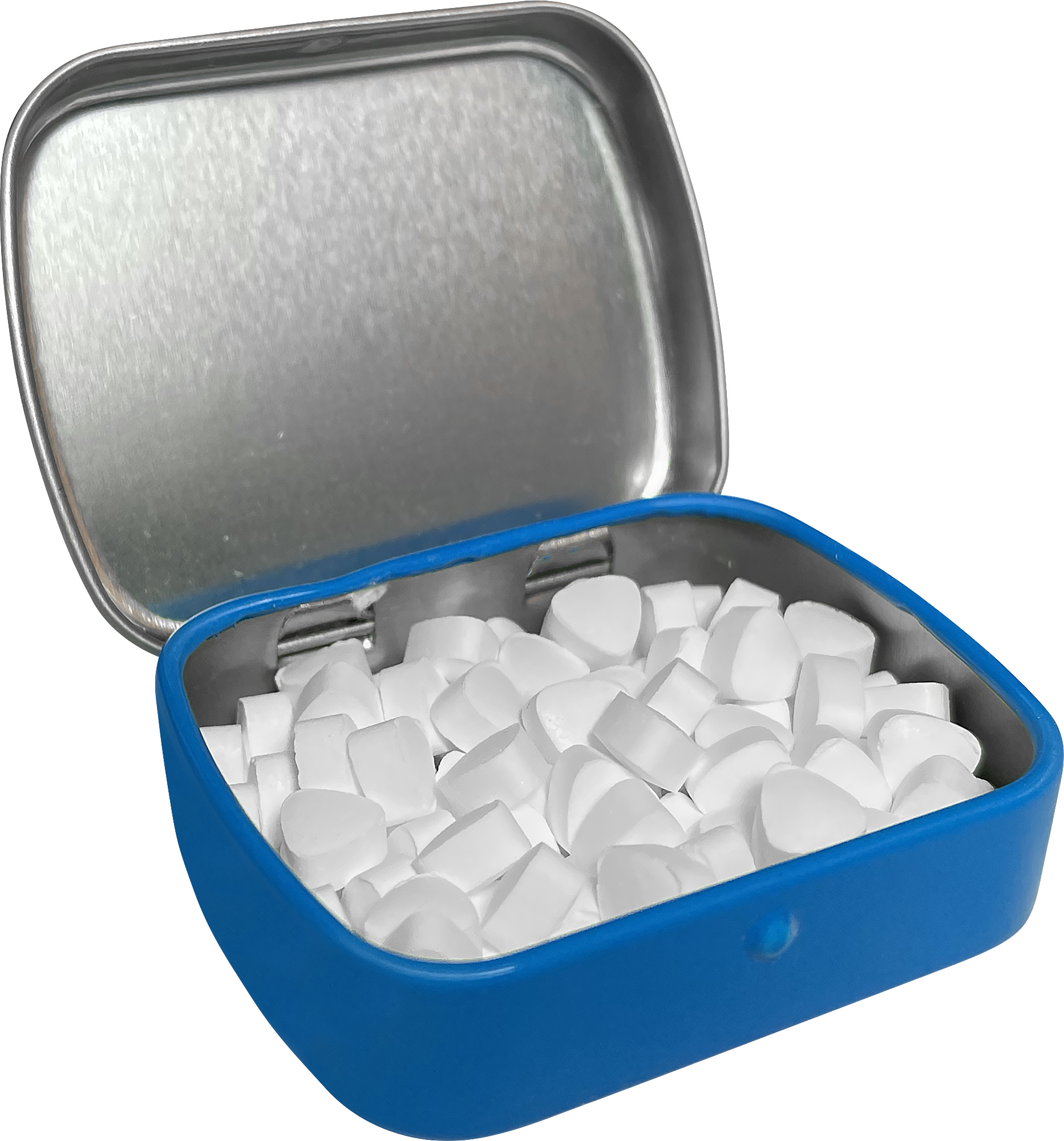 Picture of Flat hinged tin with sugar free mints