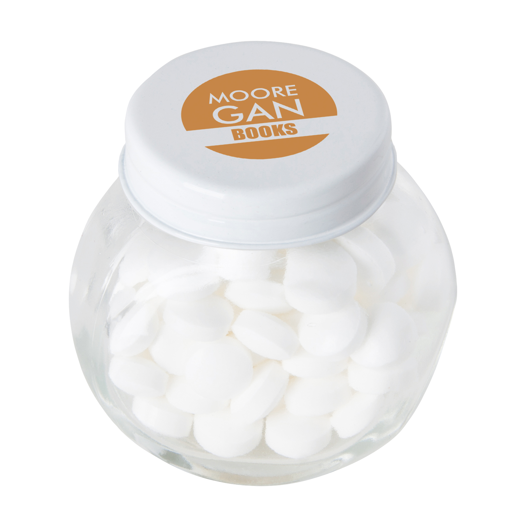 Picture of Small glass jar with dextrose mints