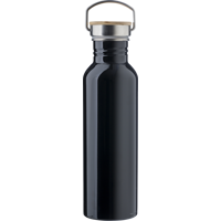 Stainless steel single walled drinking bottle (700ml) 865174_001 (Black)