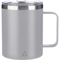 Recycled double walled travel mug (300 ml) 1097560_003 (Grey)
