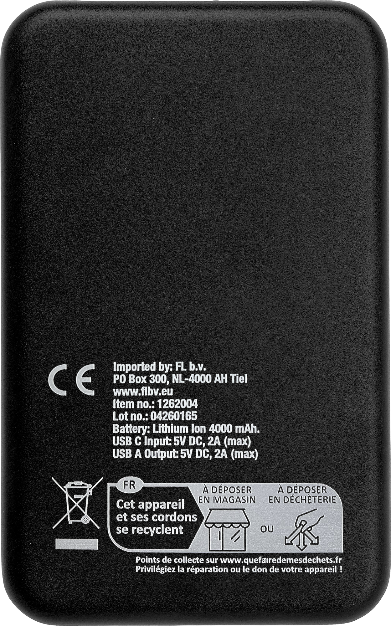 Picture of Aluminium solar power bank (4000 mAh)