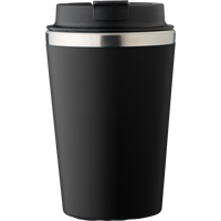 Stainless steel double walled travel mug (350ml) 1042451_001 (Black)