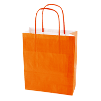 Paper bag (180 x 220 x 80mm) X201611_007 (Orange)