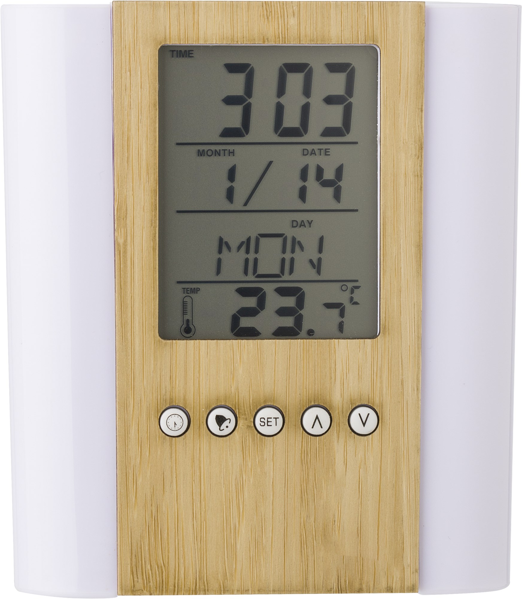 Picture of Bamboo clock and  pen holder