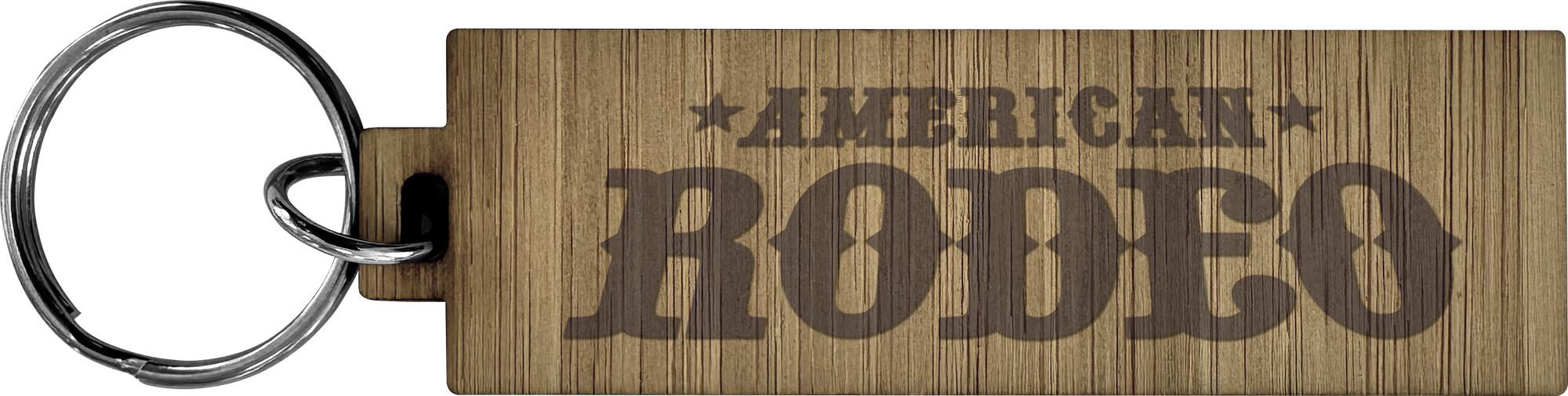 Picture of Bamboo keyring (Rectangle - Long)