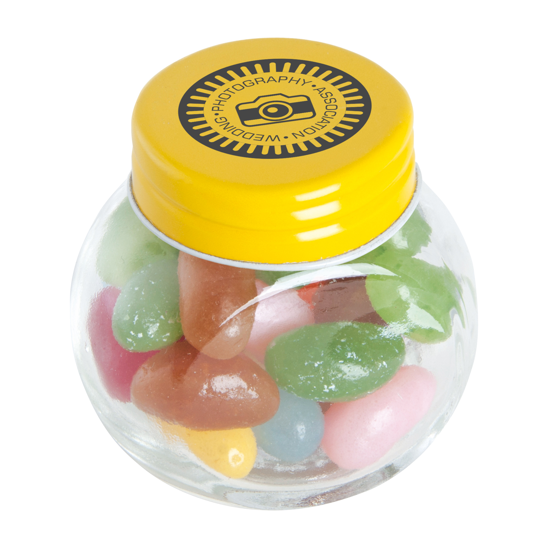 Picture of Small glass jar with jelly beans