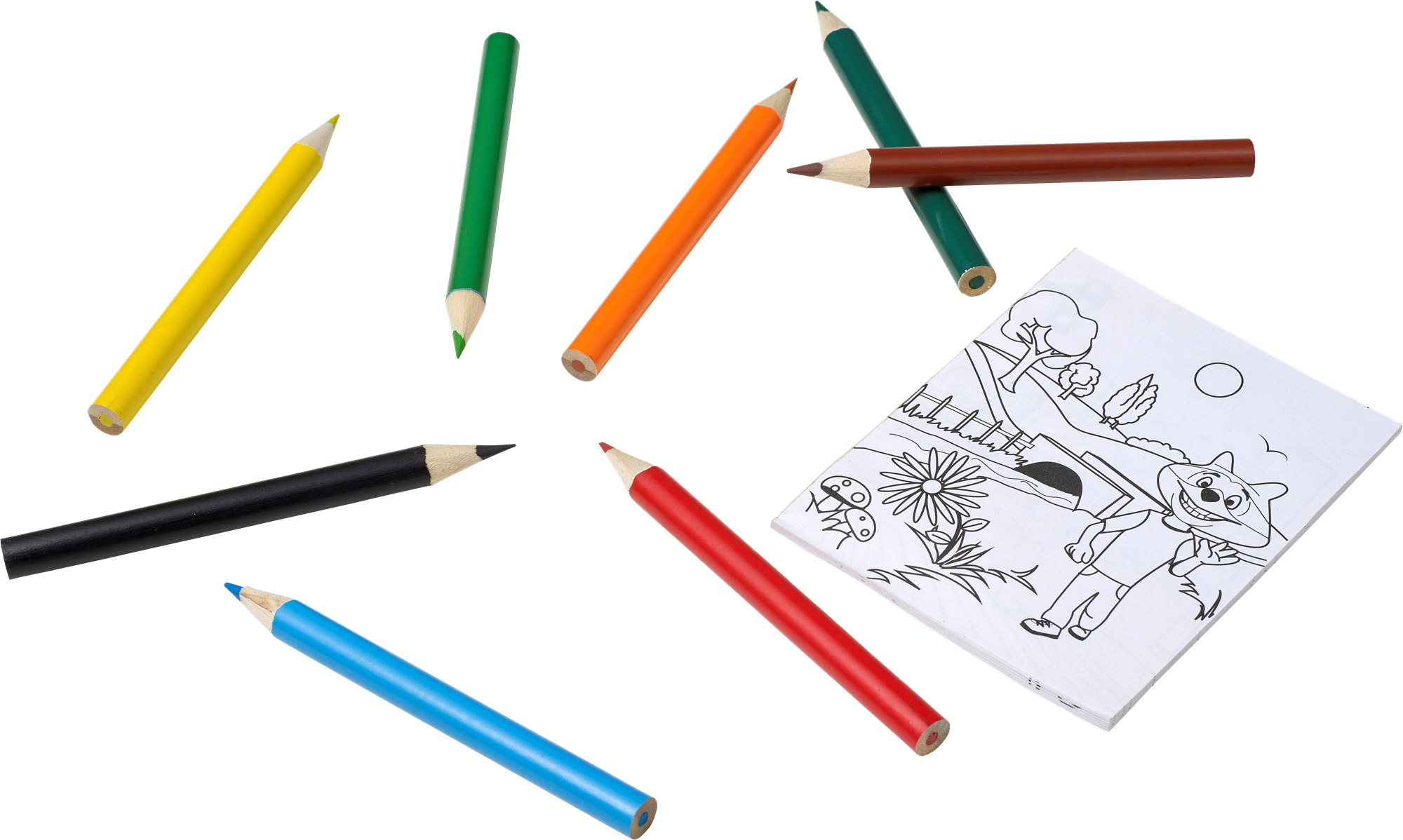 Picture of Pencils and colouring sheets