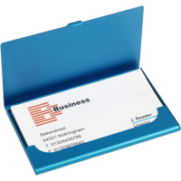 Aluminium card holder 8766_018 (Light blue)