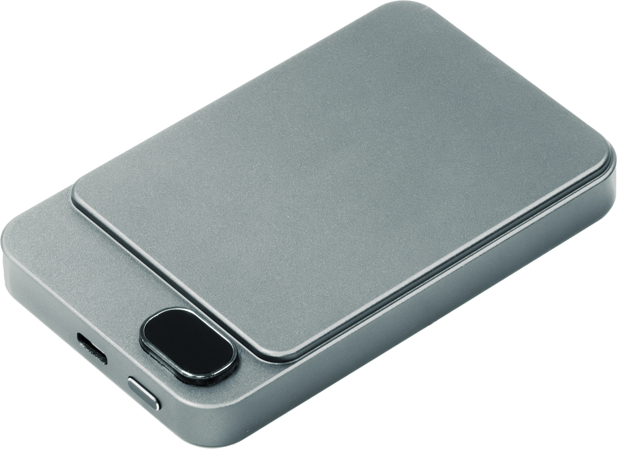 Picture of BrandCharger recycled aluminium wireless power bank. (5000 mAh)