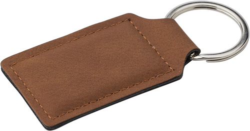 Picture of Oblong PU keyring