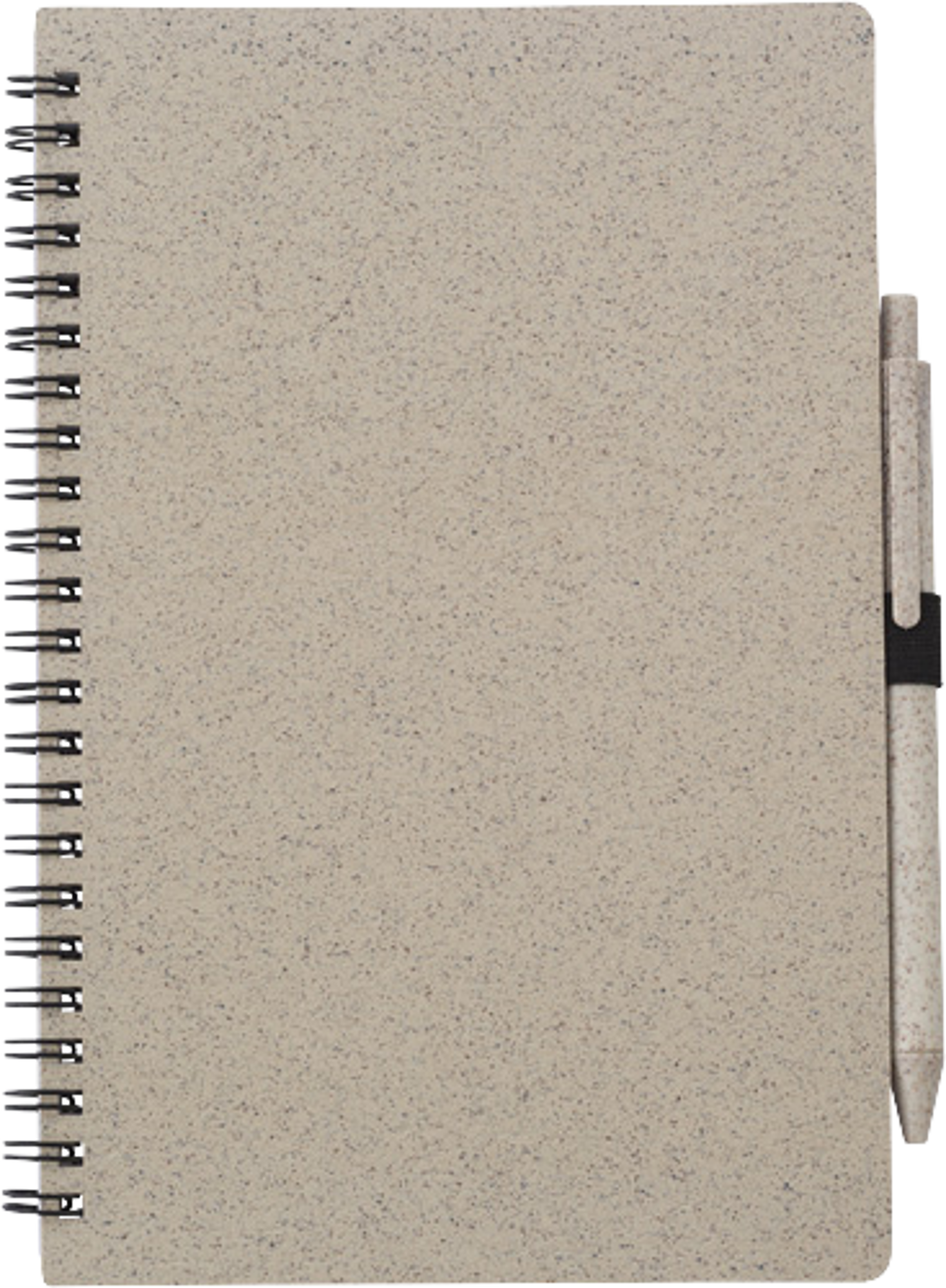 Picture of Wheat straw notebook with pen (approx. A5)