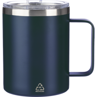 Recycled double walled travel mug (300 ml) 1097560_005 (Blue)