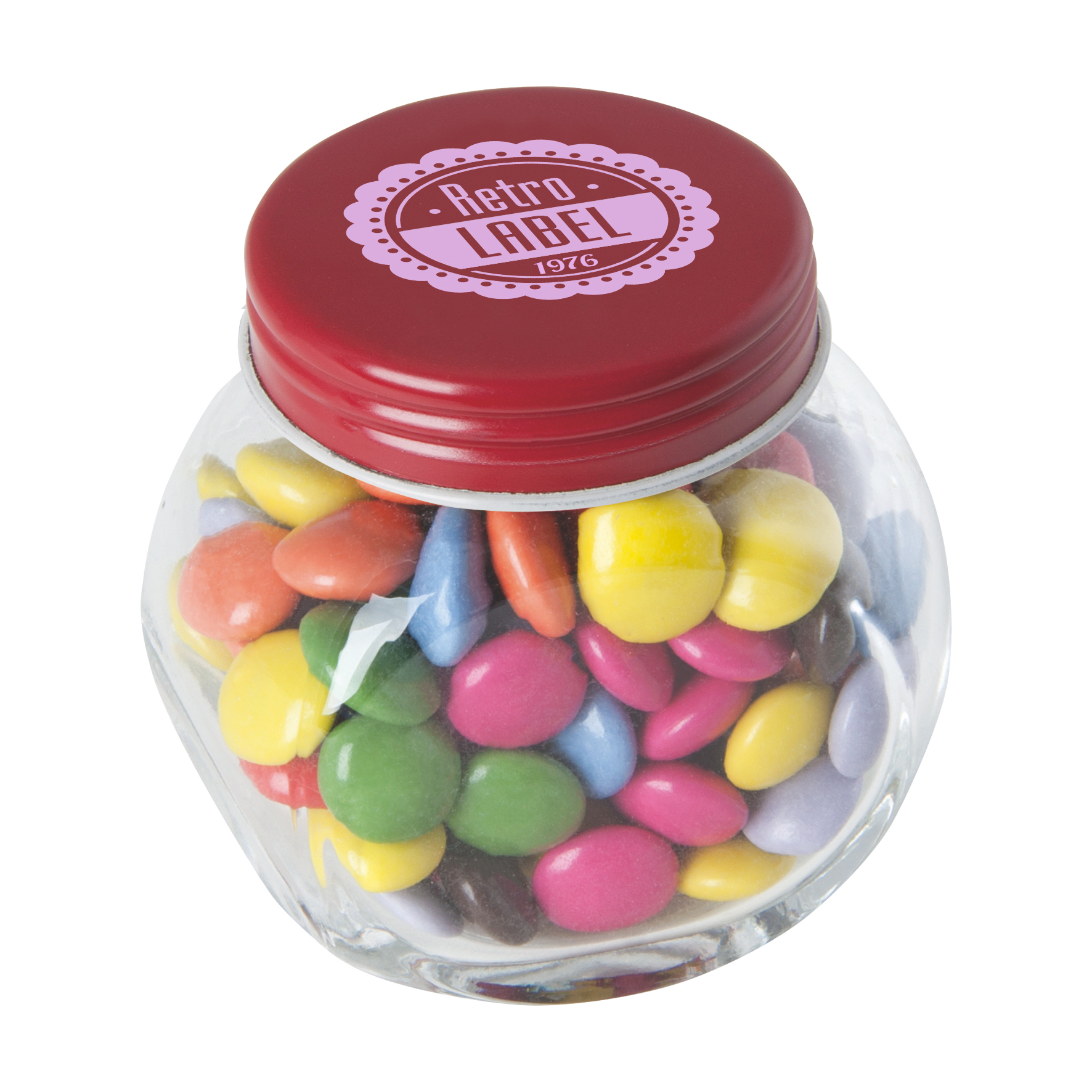 Picture of Small glass jar with choco's