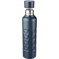 Recycled stainless steel single-walled drinking bottle (800 ml) 1267909_005 (Blue)