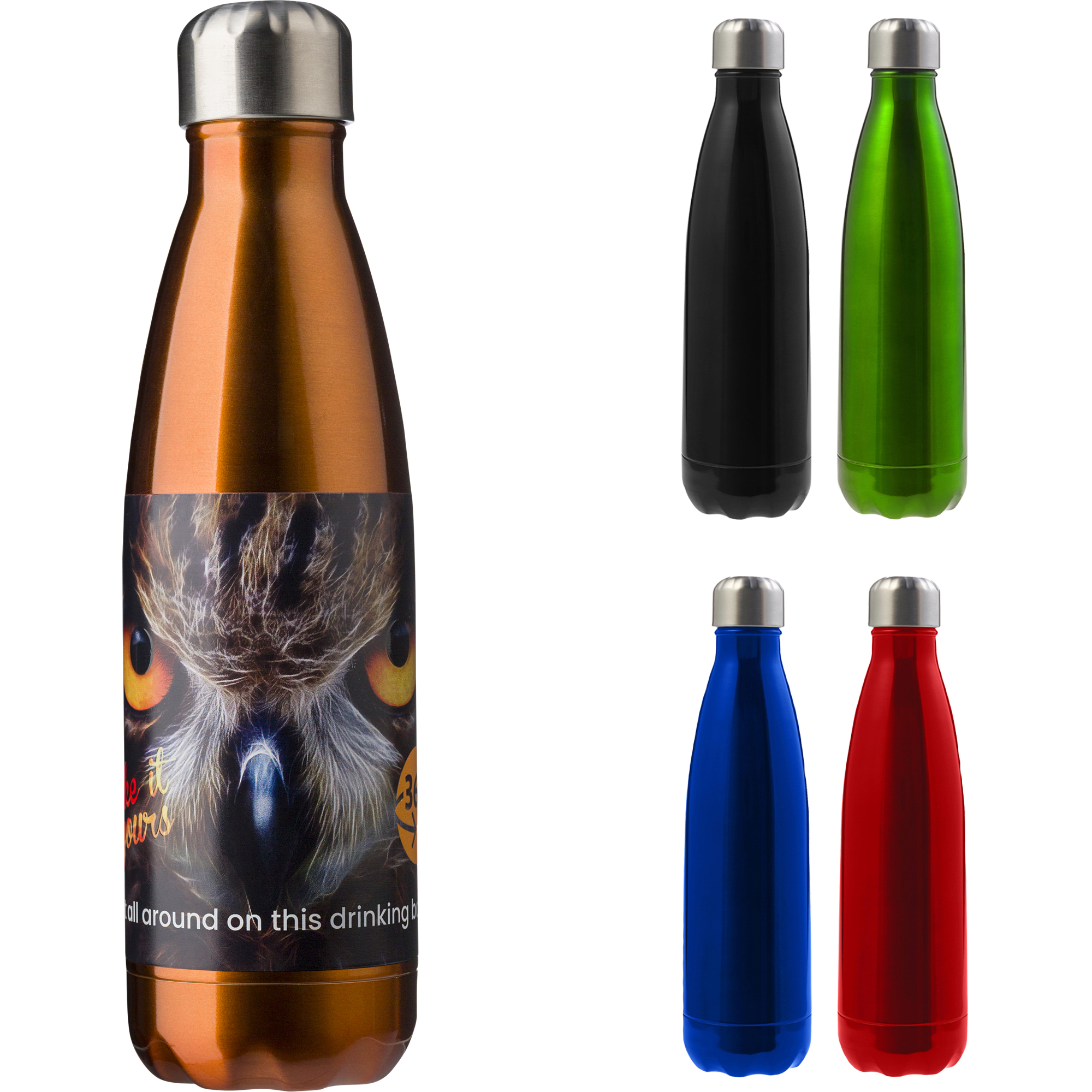 Picture of Stainless steel single walled bottle (650ml)