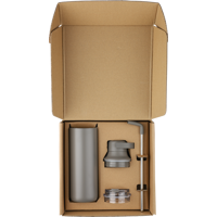 Stainless steel double walled bottle (500ml) 1274051_411 (Gunmetal grey)