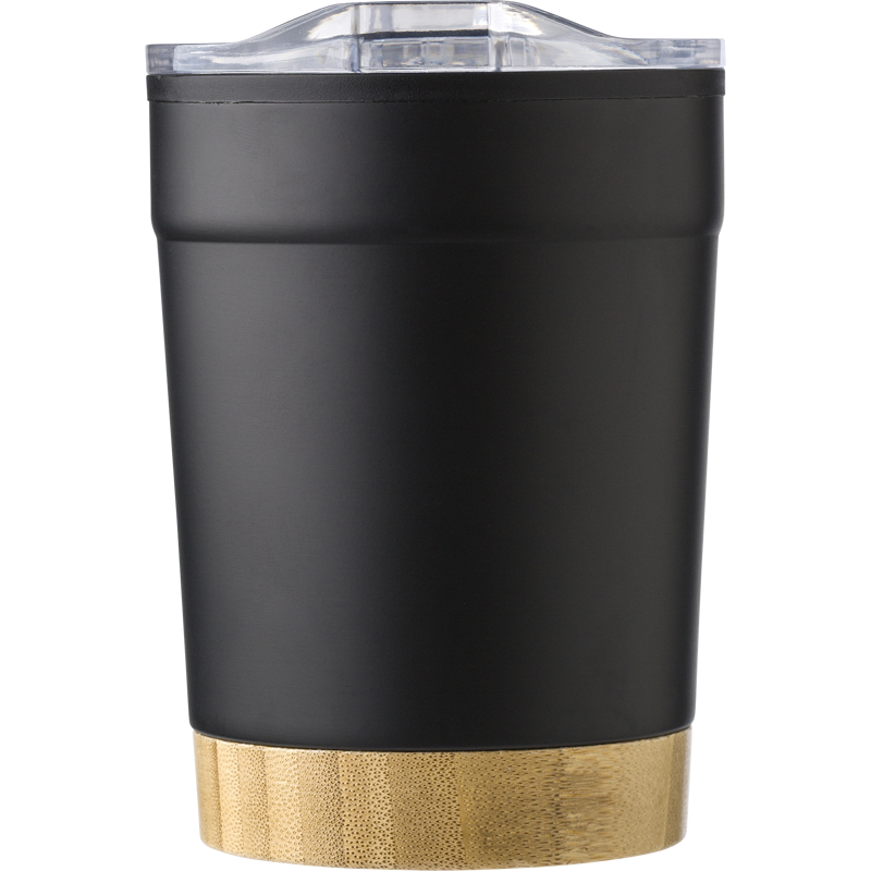 Stainless steel single walled travel mug (300ml) 970774_001 (Black)