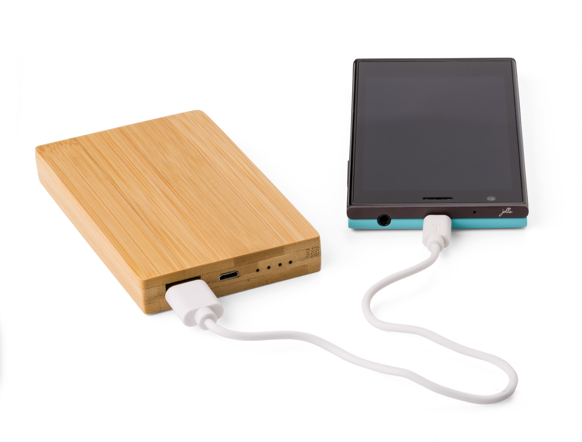 Picture of Bamboo power bank. (4000 mAh)