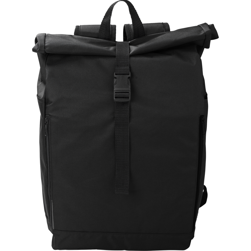 RPET roll top backpack 1015155_001 (Black)
