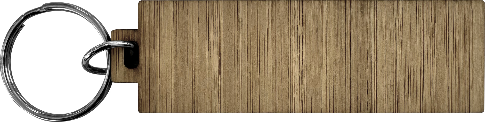 Picture of Bamboo keyring (Rectangle - Long)