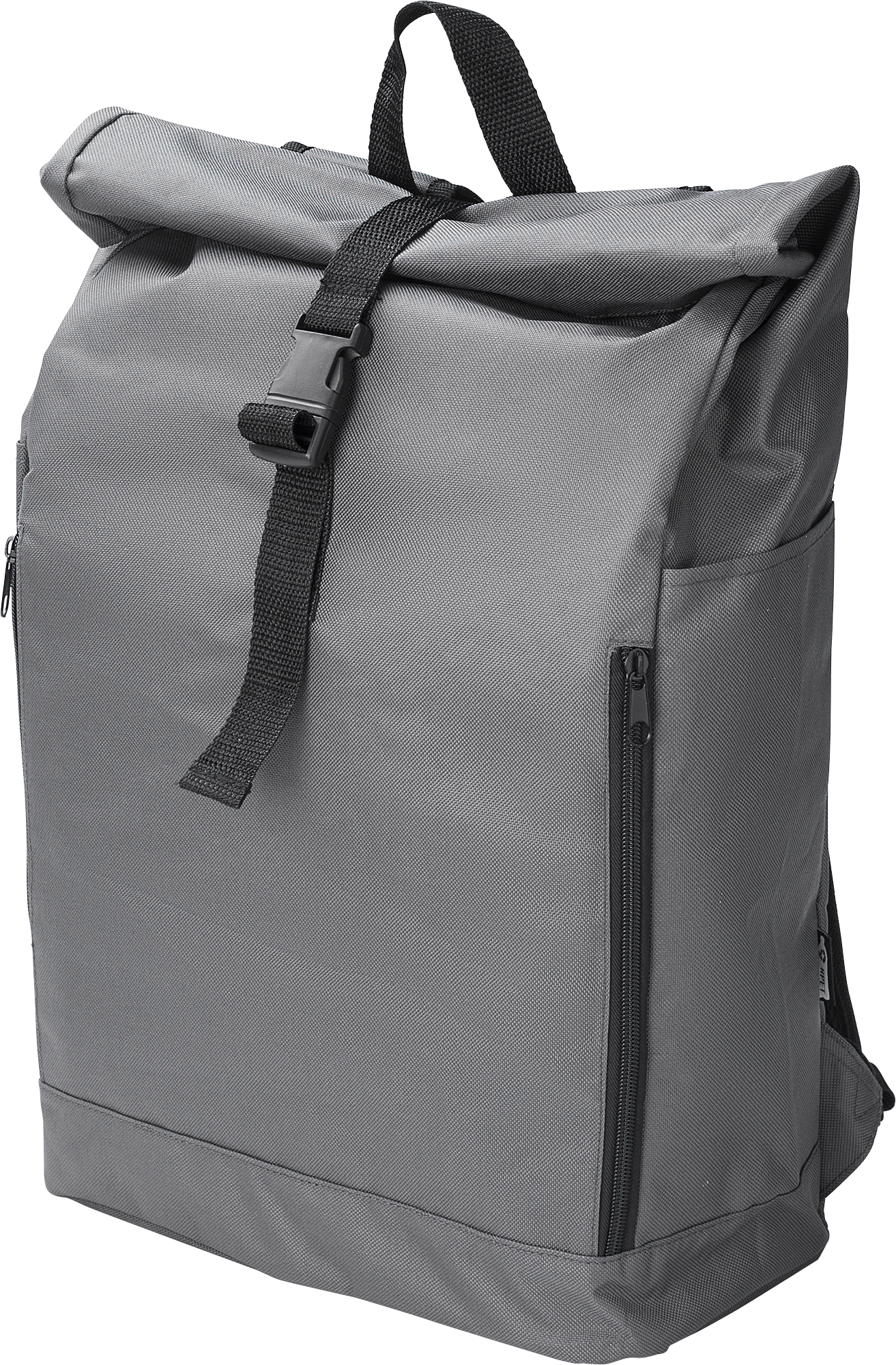 Picture of RPET roll top backpack