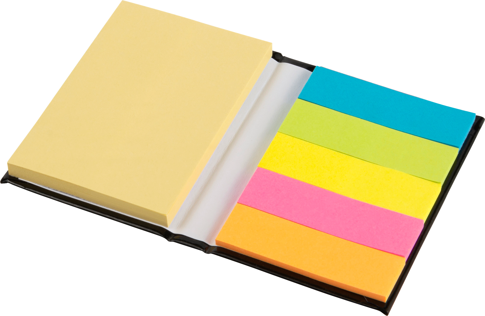 Picture of Notebook with sticky notes