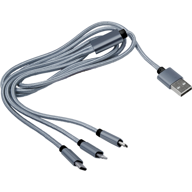 USB charging cable 8597_032 (Silver)