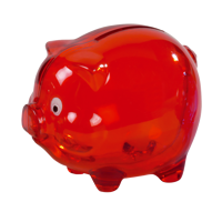Piggy bank X824006_008 (Red)