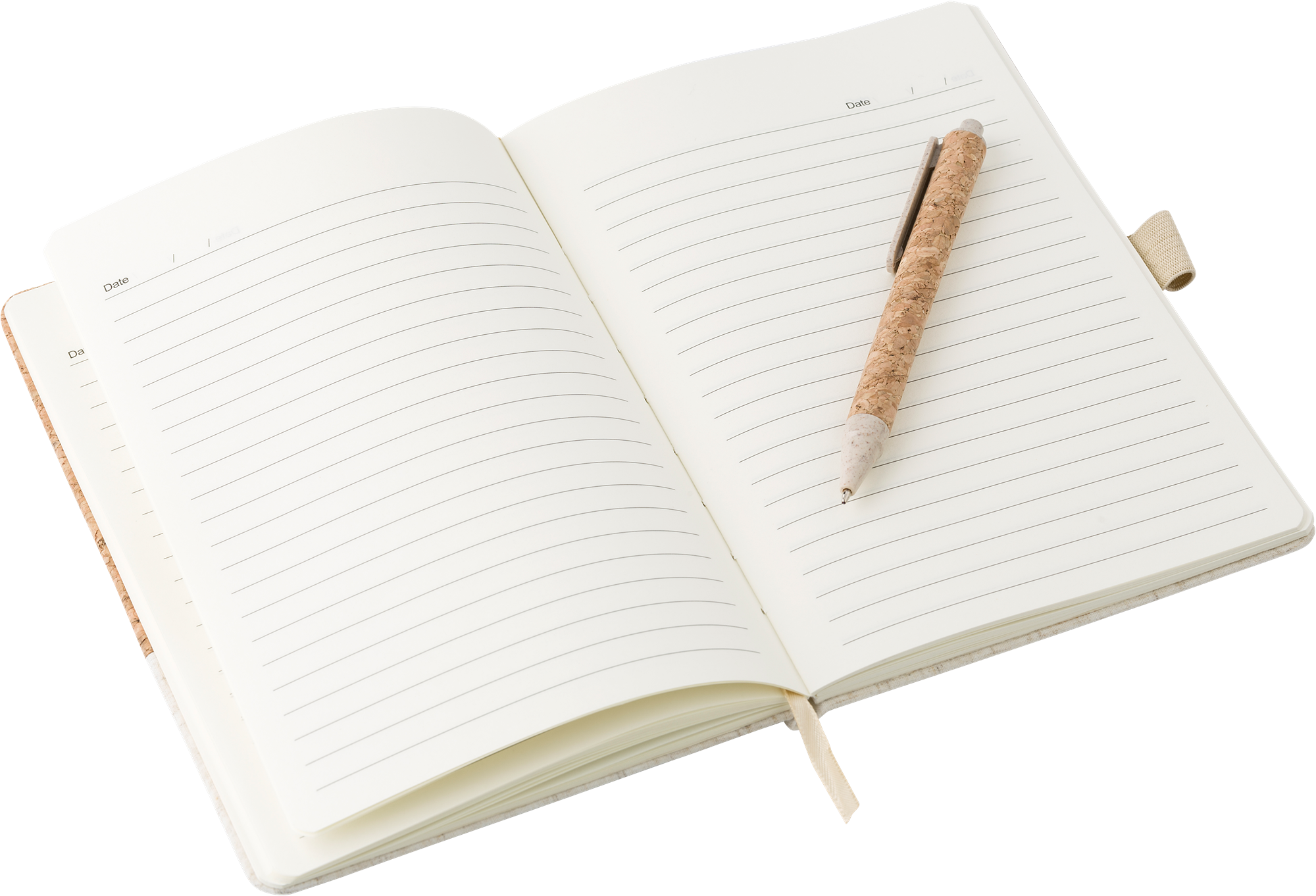 Picture of Cork and linen notebook (approx. A5)