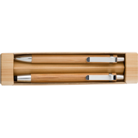 Bamboo pen & pencil set 7974_011 (Brown)