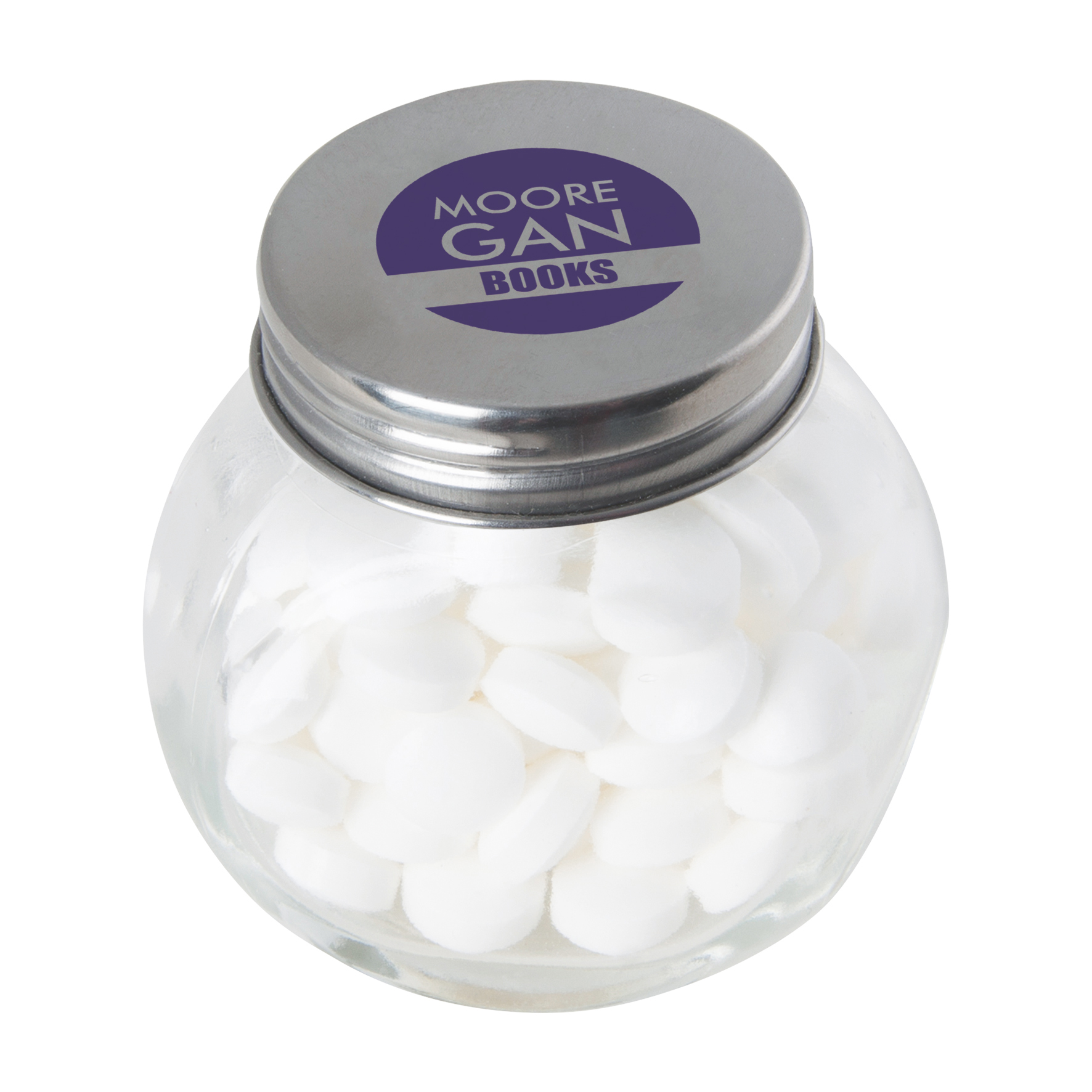 Picture of Small glass jar with dextrose mints