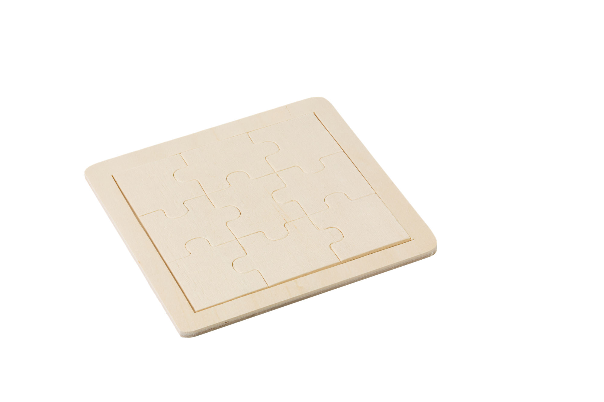 Picture of Wooden nine piece puzzle