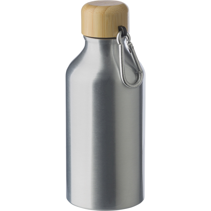 Aluminium single walled bottle (400ml) 864840_032 (Silver)
