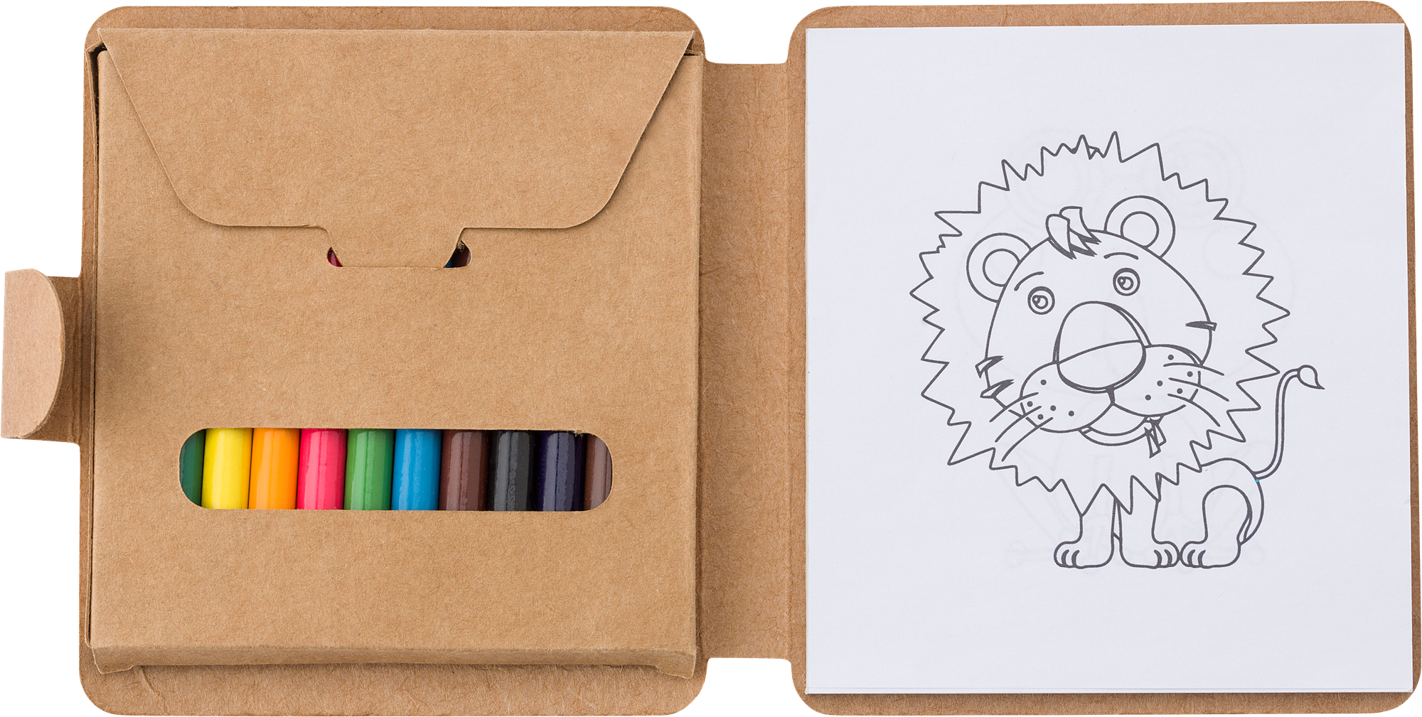 Picture of Cardboard colouring set