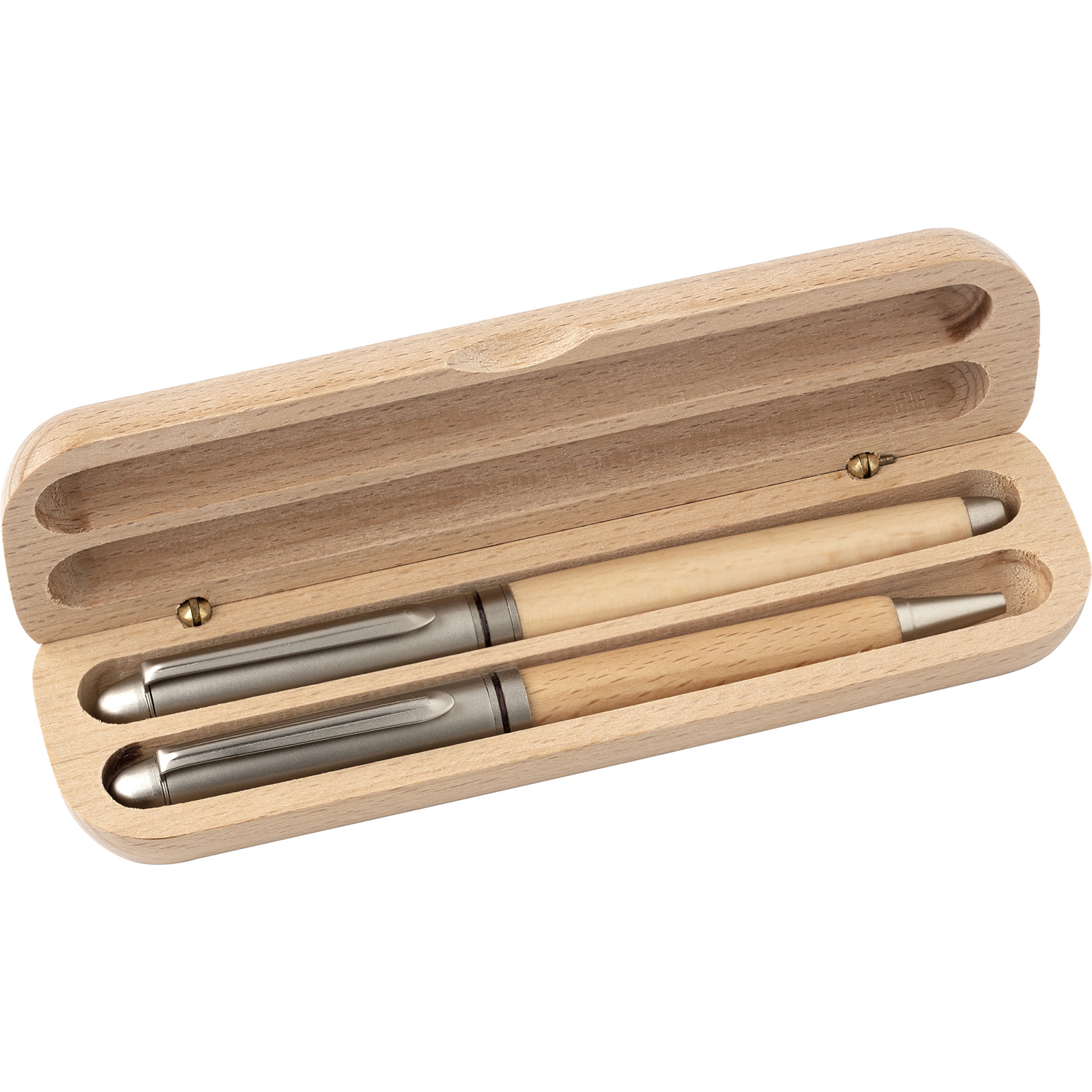Picture of Beech wood writing set