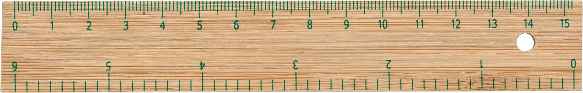 Picture of Bamboo ruler (15cm)