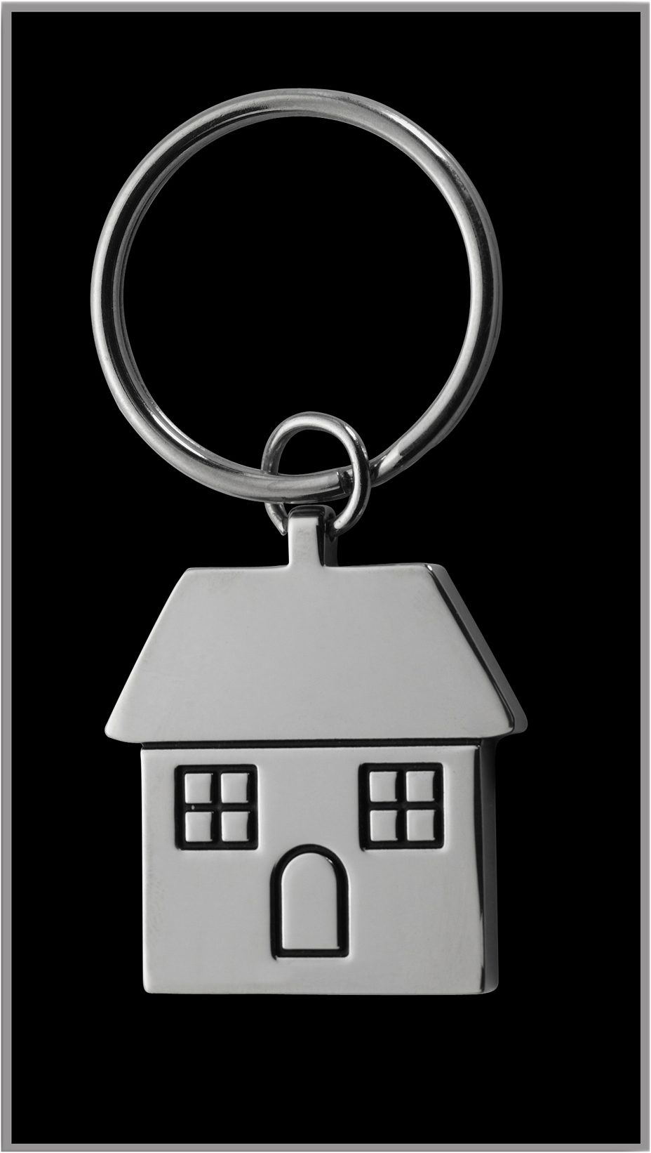 Picture of Metal house keyring